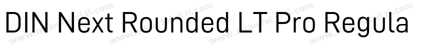 DIN Next Rounded LT Pro Regular字体转换